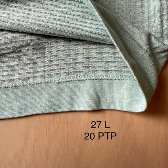 Lululemon Metal Vent Tech Pullover L Light Green Utility Athleisure Workout - Picture 6 of 11